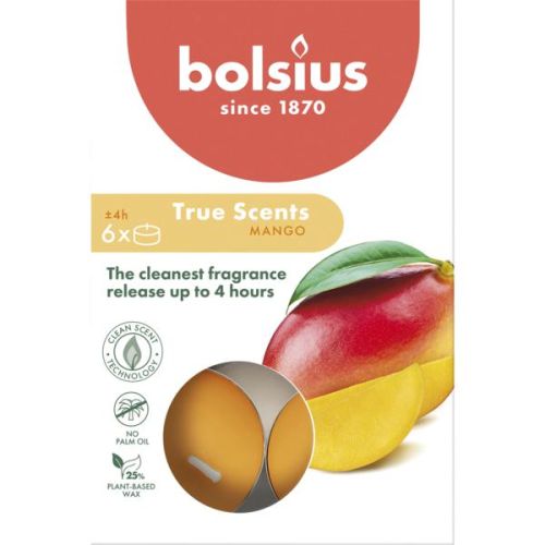 Lumânări parfumate tealight 6 buc/set – mango